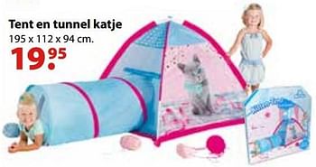 Aanbiedingen Tent en tunnel katje - Five Stars - Geldig van 10/10/2016 tot 06/12/2016 bij Multi Bazar