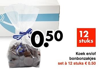 Aanbiedingen Koek en-of bonbonzakjes - Huismerk - Wibra - Geldig van 17/10/2016 tot 29/10/2016 bij Wibra