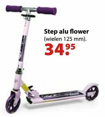 Aanbiedingen Step alu flower - Huismerk - Multi Bazar - Geldig van 10/10/2016 tot 06/12/2016 bij Multi Bazar