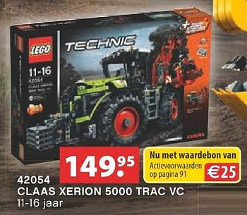 Aanbiedingen Claas xerion 5000 trac vc - Lego - Geldig van 10/10/2016 tot 06/12/2016 bij Multi Bazar