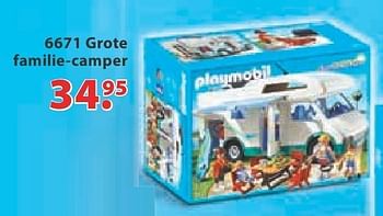 Aanbiedingen Grote familie-camper - Playmobil - Geldig van 10/10/2016 tot 06/12/2016 bij Multi Bazar