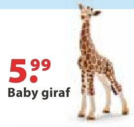 Aanbiedingen Baby giraf - Schleich - Geldig van 10/10/2016 tot 06/12/2016 bij Multi Bazar