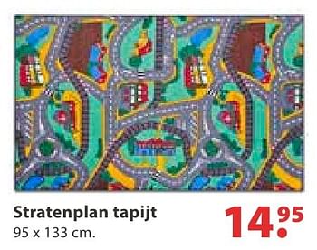 Aanbiedingen Stratenplan tapijt - Huismerk - Multi Bazar - Geldig van 10/10/2016 tot 06/12/2016 bij Multi Bazar