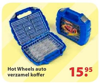 Aanbiedingen Hot wheels auto verzamel koffer - Hot Wheels - Geldig van 10/10/2016 tot 06/12/2016 bij Multi Bazar