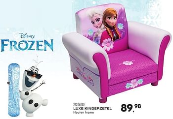 Aanbiedingen Luxe kinderzetel - Disney  Frozen - Geldig van 25/10/2016 tot 06/12/2016 bij Supra Bazar