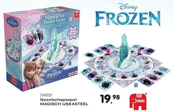 Aanbiedingen Gezelschapsspel magisch ijskasteel - Disney  Frozen - Geldig van 25/10/2016 tot 06/12/2016 bij Supra Bazar