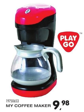 Aanbiedingen Play-go my coffee maker - Play-Go - Geldig van 25/10/2016 tot 06/12/2016 bij Supra Bazar