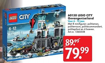 Aanbiedingen 60130 lego city gevangeniseiland - Lego - Geldig van 15/10/2016 tot 30/10/2016 bij Bart Smit