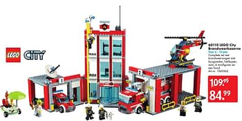 Aanbiedingen 60110 lego city brandweerkazerne - Lego - Geldig van 15/10/2016 tot 30/10/2016 bij Bart Smit