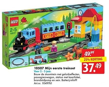 Aanbiedingen 10507 mijn eerste treinset - Lego - Geldig van 15/10/2016 tot 30/10/2016 bij Bart Smit