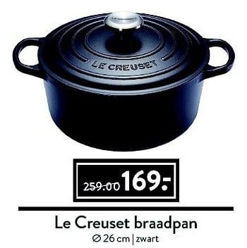 Aanbiedingen Le creuset braadpan - Le creuset - Geldig van 17/10/2016 tot 30/10/2016 bij Cook & Co