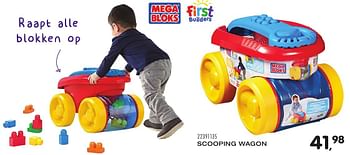 Aanbiedingen Scooping wagon - Mega Bloks - Geldig van 25/10/2016 tot 06/12/2016 bij Supra Bazar