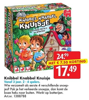 Aanbiedingen Knibbel knabbel knuisje - Jumbo - Geldig van 15/10/2016 tot 30/10/2016 bij Bart Smit