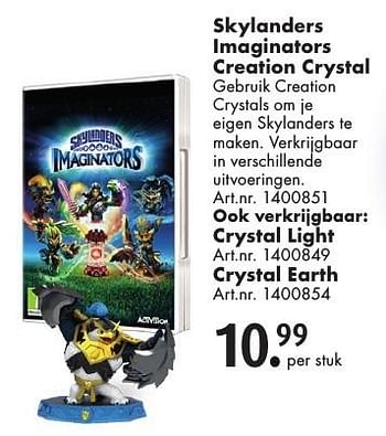 Aanbiedingen Skylanders imaginators creation crystal - Activision - Geldig van 15/10/2016 tot 30/10/2016 bij Bart Smit