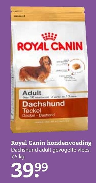 Aanbiedingen Royal canin hondenvoeding - Royal Canin - Geldig van 17/10/2016 tot 30/10/2016 bij Boerenbond