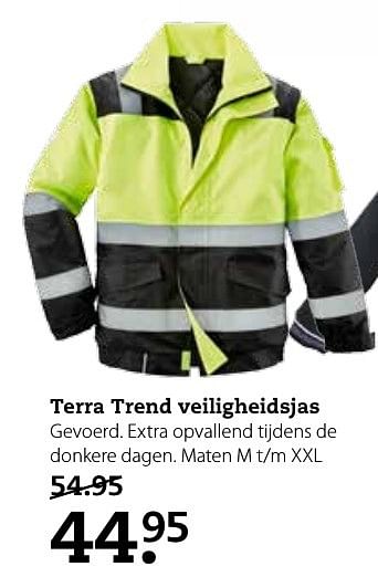 Aanbiedingen Terra trend veiligheidsjas - Huismerk- Boerenbond - Geldig van 17/10/2016 tot 30/10/2016 bij Boerenbond