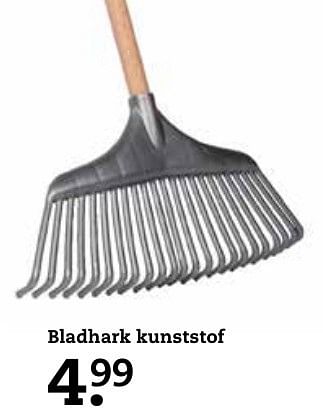 Aanbiedingen Bladhark kunststof - Huismerk- Boerenbond - Geldig van 17/10/2016 tot 30/10/2016 bij Boerenbond