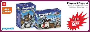 Aanbiedingen Playmobil super 4 - Playmobil - Geldig van 18/10/2016 tot 30/10/2016 bij Trekpleister