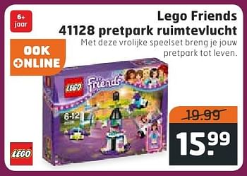 Aanbiedingen Lego friends 41128 pretpark ruimtevlucht - Lego - Geldig van 18/10/2016 tot 30/10/2016 bij Trekpleister