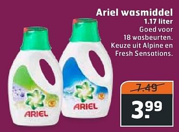 Aanbiedingen Ariel wasmiddel - Ariel - Geldig van 18/10/2016 tot 30/10/2016 bij Trekpleister