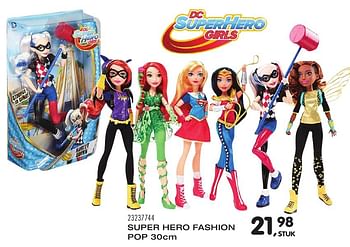 Aanbiedingen Super hero fashion pop - DC Super Hero Girls - Geldig van 25/10/2016 tot 06/12/2016 bij Supra Bazar