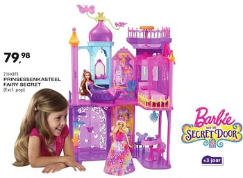 Aanbiedingen Prinsessenkasteel fairy secret - Mattel - Geldig van 25/10/2016 tot 06/12/2016 bij Supra Bazar