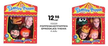 Aanbiedingen Poppenkastpoppen sprookjes thema - Huismerk - Supra Bazar - Geldig van 25/10/2016 tot 06/12/2016 bij Supra Bazar