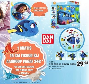 Aanbiedingen Creëer je eigen dory - Ban Dai - Geldig van 25/10/2016 tot 06/12/2016 bij Supra Bazar