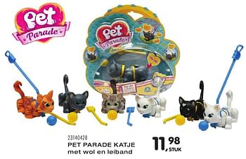 Aanbiedingen Pet parade katje - Pet Parade - Geldig van 25/10/2016 tot 06/12/2016 bij Supra Bazar