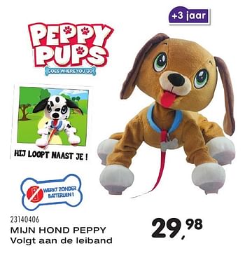 Aanbiedingen Mijn hond peppy - Peppy Pups - Geldig van 25/10/2016 tot 06/12/2016 bij Supra Bazar