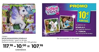 Aanbiedingen Mijn eenhoorn starlily - FurReal Friends - Geldig van 25/10/2016 tot 06/12/2016 bij Supra Bazar