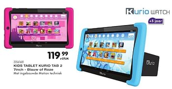 Aanbiedingen Kids tablet kurio tab 2 - Kurio - Geldig van 25/10/2016 tot 06/12/2016 bij Supra Bazar