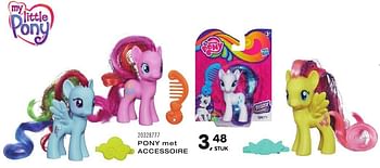 Aanbiedingen Pony met accessoire - My Little Pony - Geldig van 25/10/2016 tot 06/12/2016 bij Supra Bazar