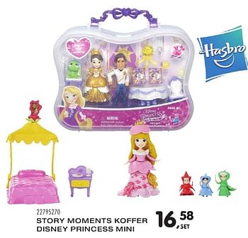 Aanbiedingen Story moments koffer disney princess mini - Hasbro - Geldig van 25/10/2016 tot 06/12/2016 bij Supra Bazar