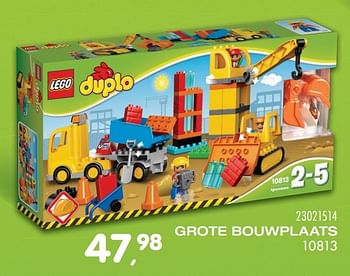 Aanbiedingen Grote bouwplaats - Lego - Geldig van 25/10/2016 tot 06/12/2016 bij Supra Bazar