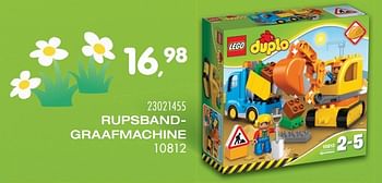 Aanbiedingen Rupsband- graafmachine - Lego - Geldig van 25/10/2016 tot 06/12/2016 bij Supra Bazar