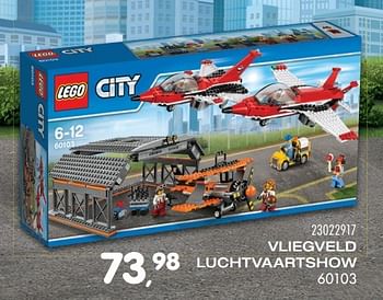 Aanbiedingen Vliegveld luchtvaartshow - Lego - Geldig van 25/10/2016 tot 06/12/2016 bij Supra Bazar