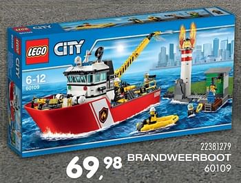 Aanbiedingen Brandweerboot - Lego - Geldig van 25/10/2016 tot 06/12/2016 bij Supra Bazar