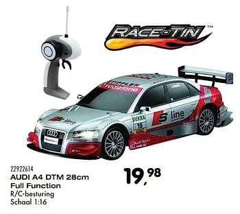 Aanbiedingen Audi a4 dtm - Racetin - Geldig van 25/10/2016 tot 06/12/2016 bij Supra Bazar