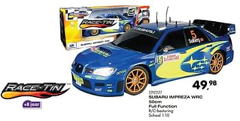 Aanbiedingen Subaru impreza wrc - Racetin - Geldig van 25/10/2016 tot 06/12/2016 bij Supra Bazar