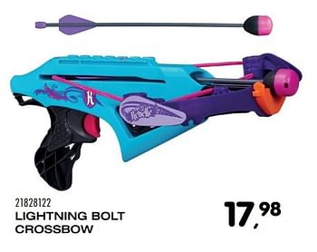 Aanbiedingen Lightning bolt crossbow - Nerf - Geldig van 25/10/2016 tot 06/12/2016 bij Supra Bazar