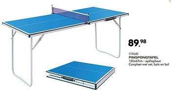 Aanbiedingen Pingpongtafel - Huismerk - Supra Bazar - Geldig van 25/10/2016 tot 06/12/2016 bij Supra Bazar