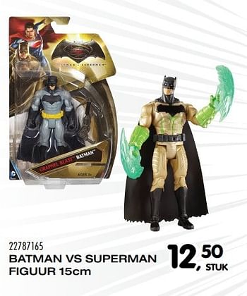 Aanbiedingen Batman vs superman figuur - Marvel - Geldig van 25/10/2016 tot 06/12/2016 bij Supra Bazar