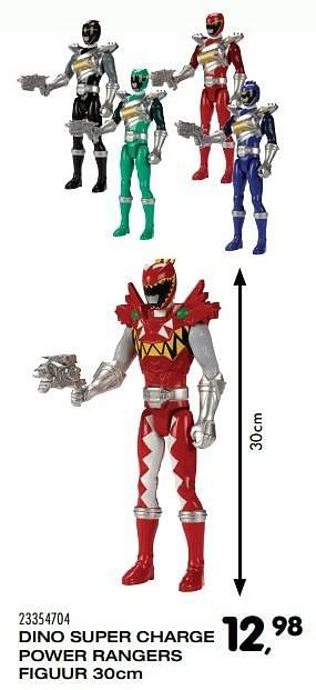 Aanbiedingen Dino super charge power rangers figuur - Power Rangers - Geldig van 25/10/2016 tot 06/12/2016 bij Supra Bazar