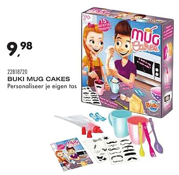 Aanbiedingen Buki mug cakes - Buki France - Geldig van 25/10/2016 tot 06/12/2016 bij Supra Bazar