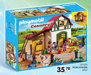 Aanbiedingen Ponypark - Playmobil - Geldig van 25/10/2016 tot 06/12/2016 bij Supra Bazar