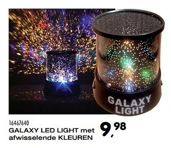 Aanbiedingen Galaxy led light - Huismerk - Supra Bazar - Geldig van 25/10/2016 tot 06/12/2016 bij Supra Bazar