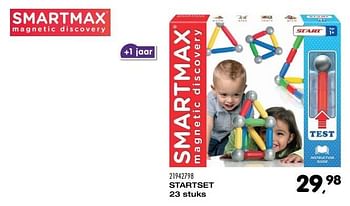 Aanbiedingen Startset - Smartmax - Geldig van 25/10/2016 tot 06/12/2016 bij Supra Bazar