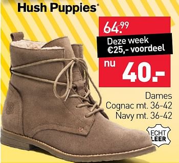 Aanbiedingen Schoenen - Hush Puppies - Geldig van 17/10/2016 tot 30/10/2016 bij Scapino
