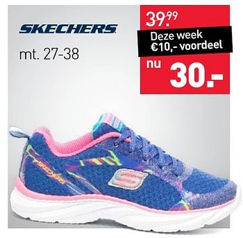 Aanbiedingen Schoenen - Skechers - Geldig van 17/10/2016 tot 30/10/2016 bij Scapino